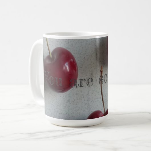 Du bist so süß Cherry Kaffeetasse (Vorderseite Links)
