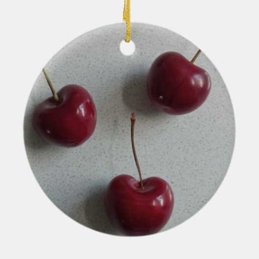 Du bist so süß Cherry Keramik Ornament (Hinten)