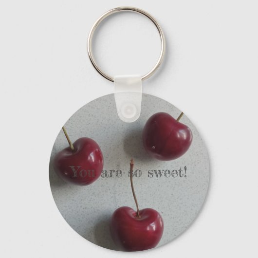 Du bist so süß Cherry Schlüsselanhänger (Vorderseite)