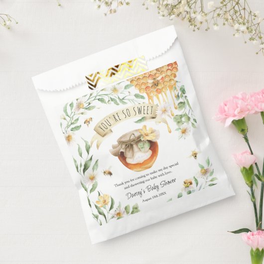 Du bist so süß HoneyBee danke dir Baby Dusche Geschenktütchen (Versiegelt)