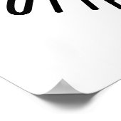 Du bist so überheblich zu mir lustige Essenspuppe Poster (Ecke)