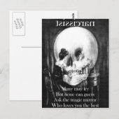 Du bist so vergeblich. postkarte (Vorne/Hinten)