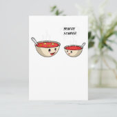 Du bist Souperkoch und Soup Lover Einladung (Stehend Vorderseite)