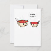 Du bist Souperkoch und Soup Lover Einladung (Rückseite)