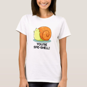 Du bist Spe-shell lustig Schnecken-Wortspiel  T-Shirt