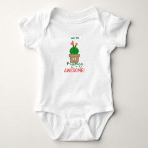 Du bist stachelnd großartig baby strampler