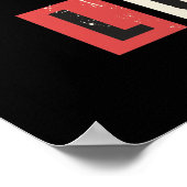 Du bist stark! Du bist tapfer! Du bist geliebt! Poster (Ecke)