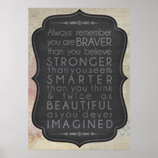 Du bist stark poster (Vorne)