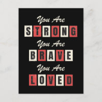Du bist stark tapfer geliebt