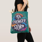 Du bist stärker als der Sturm Tasche (Von Nahem)