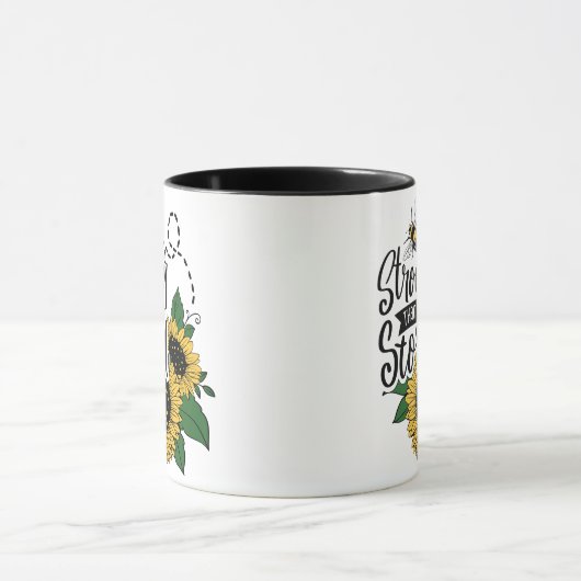 Du bist stärker als dieser Sturm. Ein köstlicher K Tasse (Zentrum)