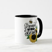 Du bist stärker als dieser Sturm. Ein köstlicher K Tasse (VorderseiteRechts)