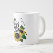 Du bist stärker als dieser Sturm. Jumbo-Tasse (Vorderseite Rechts)