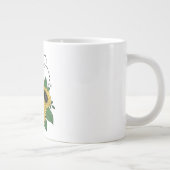 Du bist stärker als dieser Sturm. Jumbo-Tasse (Rechts)