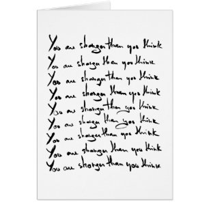 Du bist STÄRKER, als du denkst!