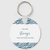 Du bist stärker als du denkst, du bist Schlüsselan Schlüsselanhänger (Vorderseite)