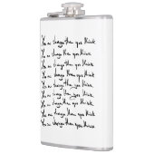 Du bist STÄRKER, als du denkst! Flachmann (Links)