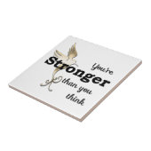 Du bist stärker als du denkst fliese (Seite)