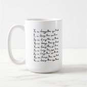 Du bist STÄRKER, als du denkst! Kaffeetasse (Links)