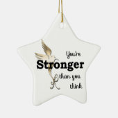 Du bist stärker als du denkst keramikornament (Rechts)