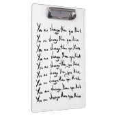 Du bist STÄRKER, als du denkst! Klemmbrett (Rechts)