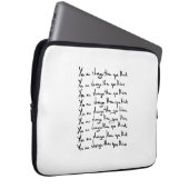 Du bist STÄRKER, als du denkst! Laptopschutzhülle (Vorne Rechts)