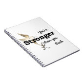 Du bist stärker als du denkst notizblock (Rechte Seite)