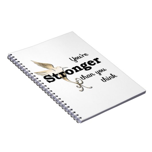 Du bist stärker als du denkst notizblock (Rechte Seite)
