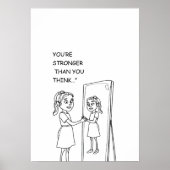Du bist stärker als du denkst poster (Vorne)