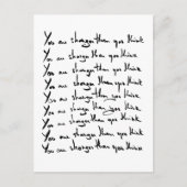 Du bist STÄRKER, als du denkst! Postkarte (Vorderseite)