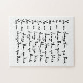 Du bist STÄRKER, als du denkst! Puzzle (Horizontal)