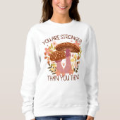 Du bist stärker, als du denkst sweatshirt (Vorderseite)