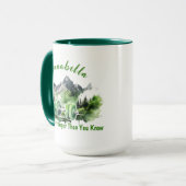 Du bist stärker, als du weißt. Anpassbare Tasse (Vorderseite Links)