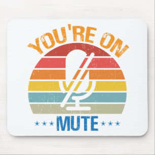 Du Bist Stumm Arbeit Von Zu Hause Aus, Du Bist Stu Mousepad