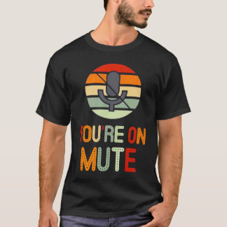 Du bist stumm Retro du bist stumm T-Shirt