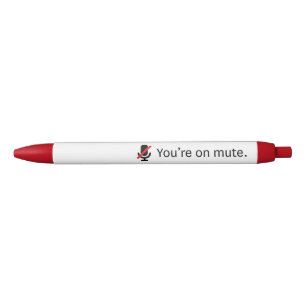 Du bist stumm.Stift Kugelschreiber