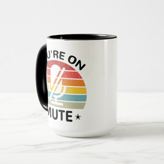 Du bist stumm tasse (Vorderseite Links)