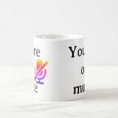 „Du bist stummgeschaltet“ Sarkastischer Kaffeebech Kaffeetasse (Mittel)