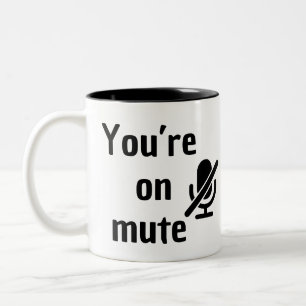 „Du bist stummgeschaltet“ Virtual Happy Hour Tasse