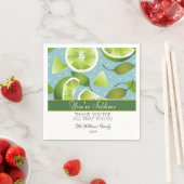 Du bist Sublime Limon Citrus Fruit | Vielen Dank Serviette (Beispiel)