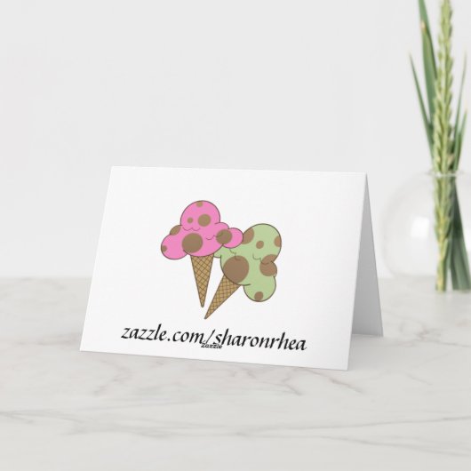 Du bist süß dankeskarte (Rückseite)