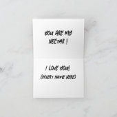 Du bist süß wie Honig grüßen Karte (Innenseite)