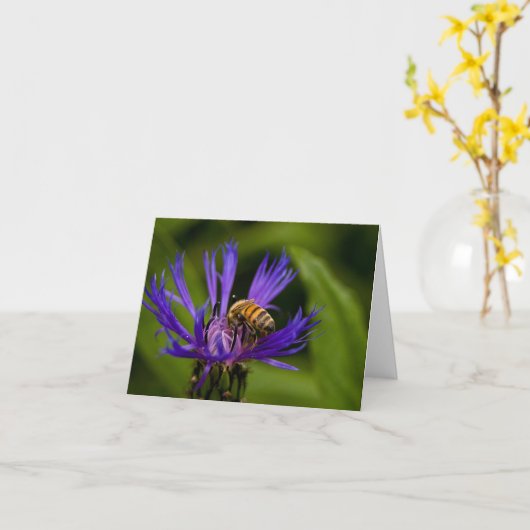 Du bist süß wie Honig grüßen Karte (Gelbe Blume)