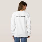 Du bist sweatshirt (Schwarz voll)