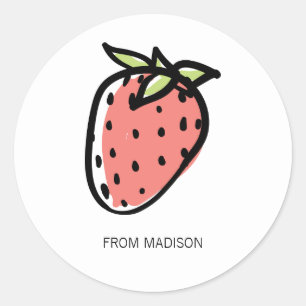 Du bist Sweet Strawberry Valentine Sticker