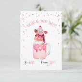 Du bist Sweet Valentine Strawberry Crazy Milkshake (Stehend Vorderseite)