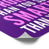 Du bist tapfer, als du glaubst poster (Ecke)