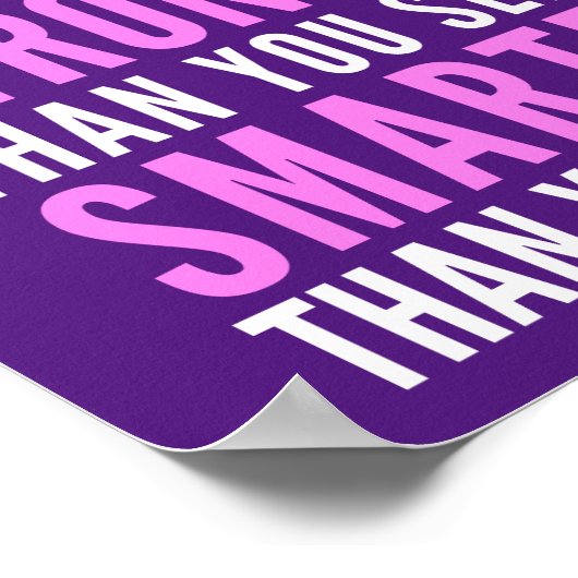 Du bist tapfer, als du glaubst poster (Ecke)