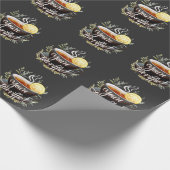 Du bist Tea-riffic! Funny Tea Lover Graphic Geschenkpapier (Ecke)