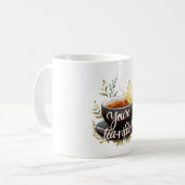 Du bist Tea-riffic! Funny Tea Lover Graphic Kaffeetasse (Vorderseite Links)